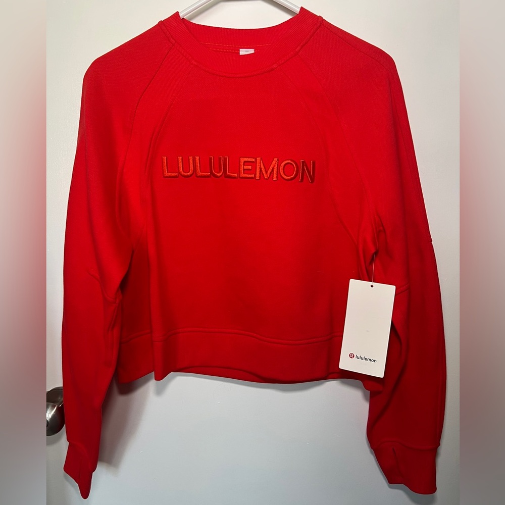 🦄💎 NWT! Lululemon 🍋  Scuba Oversized Wordmark Pullover
